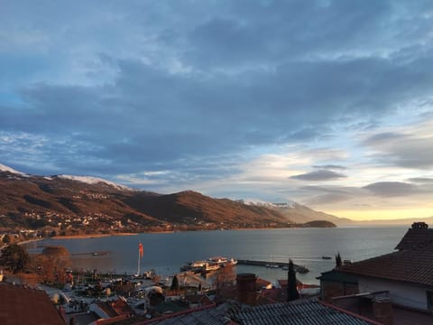 Day, Lake view, Sunset