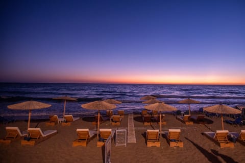 Bird's eye view, Summer, Beach, Sea view, Sunset