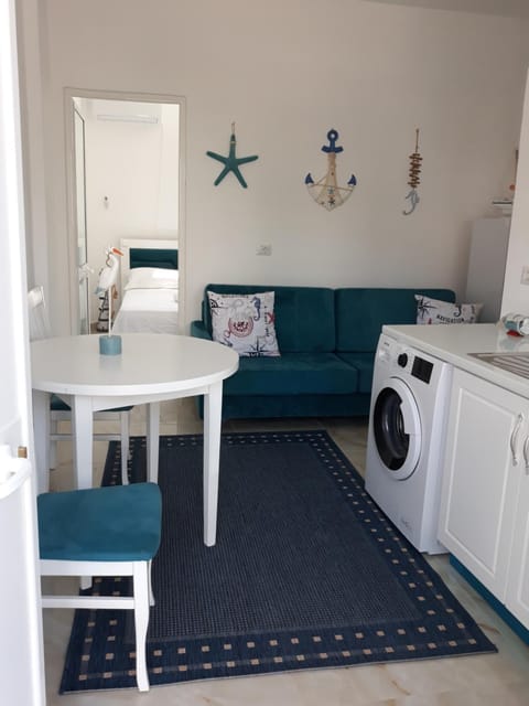 Kitchen or kitchenette, Seating area, washing machine
