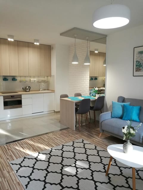 Kitchen or kitchenette, Living room, Seating area