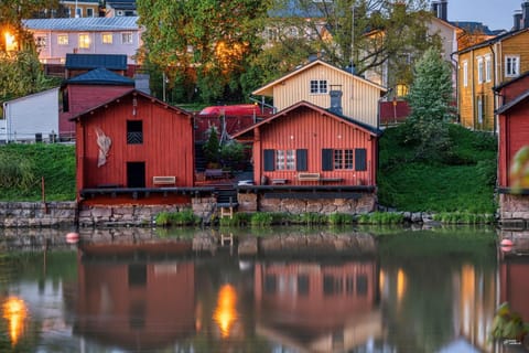 Property building, Natural landscape, River view