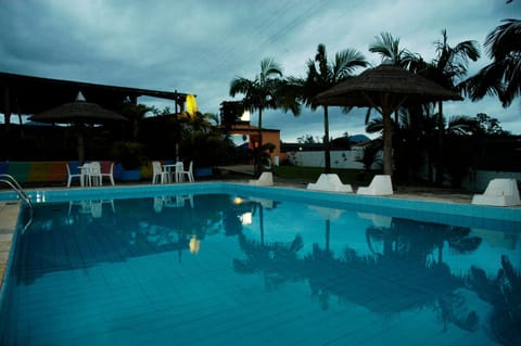 Swimming pool, Sunset
