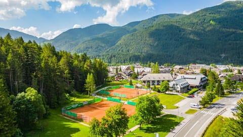 Property building, Natural landscape, Bird's eye view