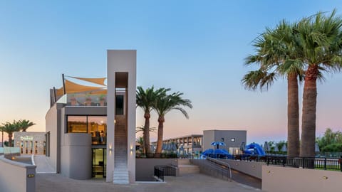 Property building, Sunset