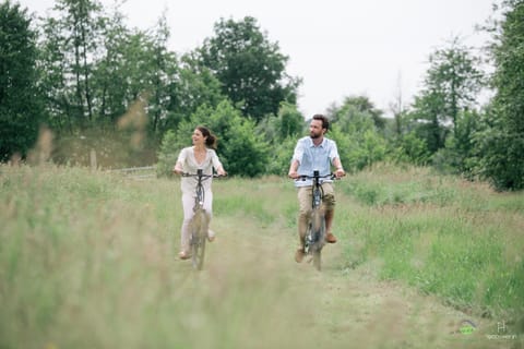 Spring, Day, Natural landscape, Cycling, Cycling, Garden view, River view