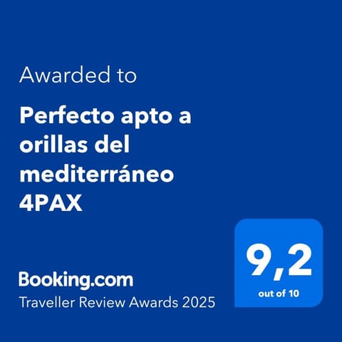 Perfecto apto a orillas del mediterráneo 4PAX Apartment in Ribera Baixa