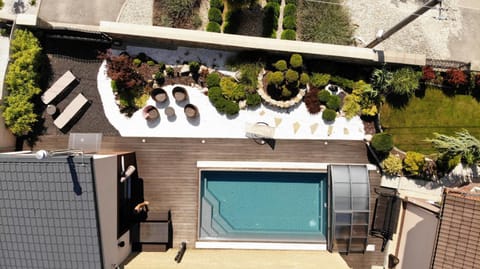Bird's eye view, Garden, Balcony/Terrace, Swimming pool
