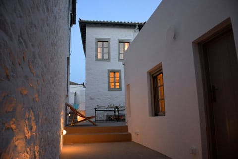 Patio, Facade/entrance, Sunset