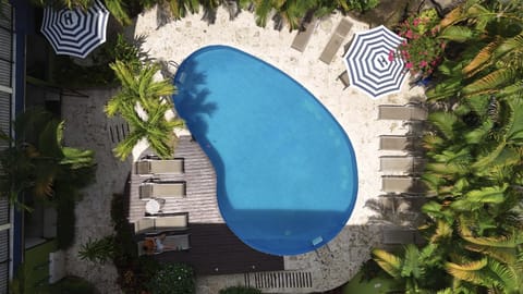 Patio, Swimming pool, Inner courtyard view
