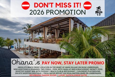 Ohana's Beachfront Resort & Beach Club Resort in Nusapenida