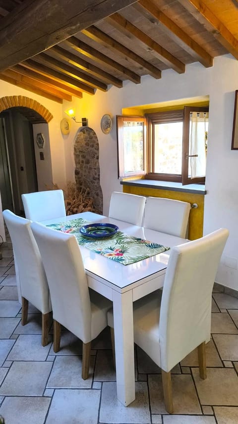 Dining area, air conditioner