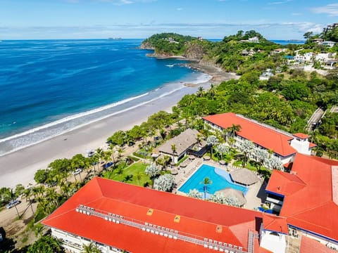 Property building, Bird's eye view, Beach, Sea view, Swimming pool