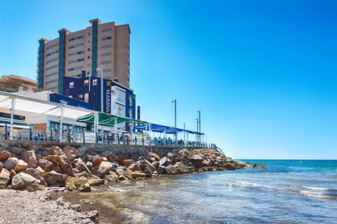 Property building, Facade/entrance, Day, Sea view