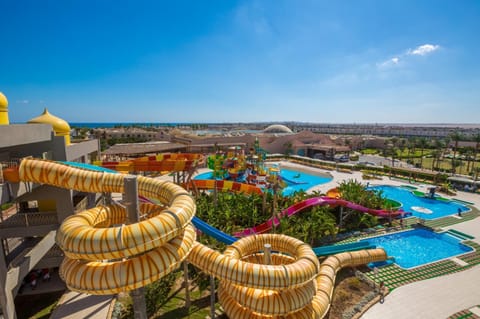 Aqua park, Pool view, Swimming pool, sunbed