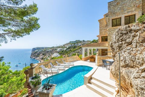 Property building, Living room, Swimming pool