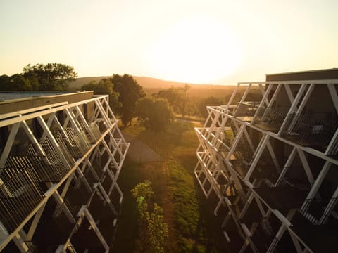 Property building, Natural landscape, Sunset