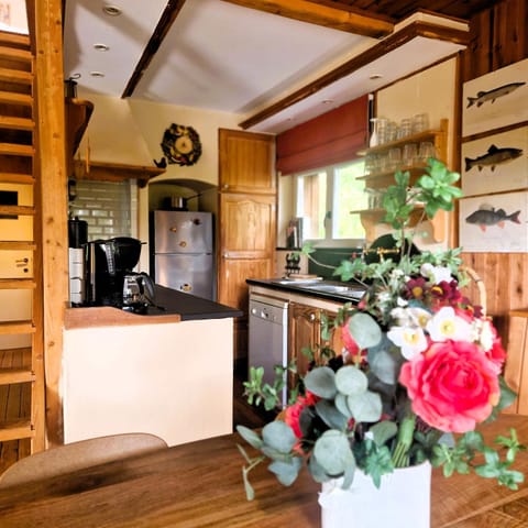 Coffee/tea facilities, Kitchen or kitchenette, oven