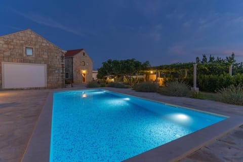 Property building, Night, Other, Pool view, Swimming pool, sunbed
