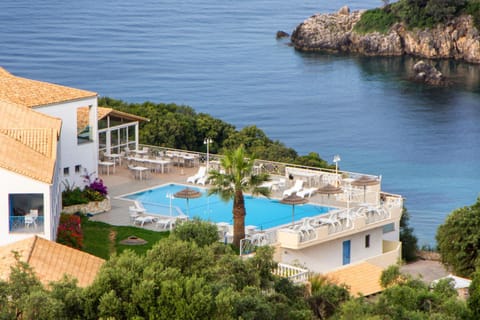 Natural landscape, Summer, Sea view, Swimming pool
