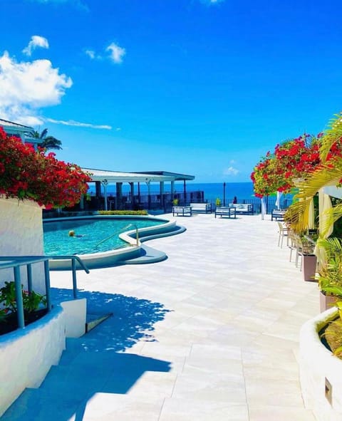 Day, Pool view, Sea view, Swimming pool