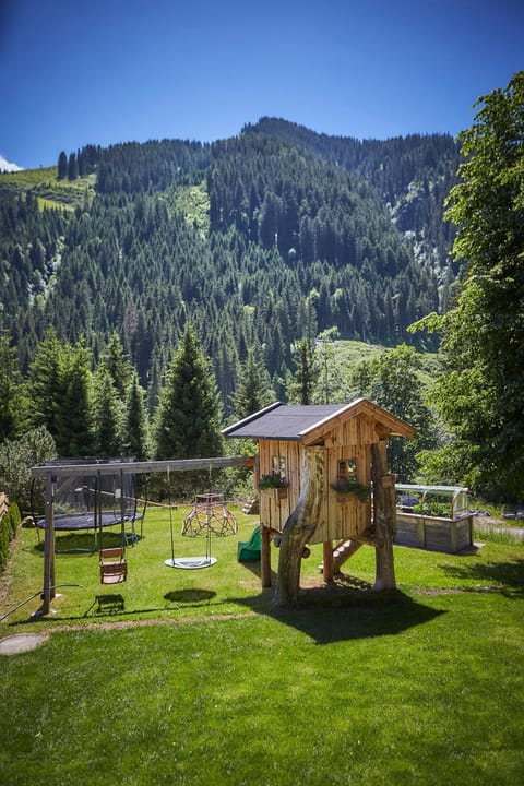 Natural landscape, Children play ground, Garden, Mountain view
