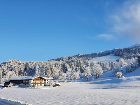 Property building, Day, Natural landscape, Winter, Mountain view