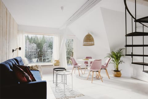 View (from property/room), Living room, Seating area, Bedroom