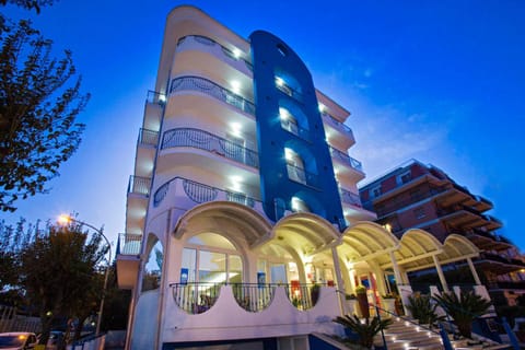 Property building, Facade/entrance, Sunset