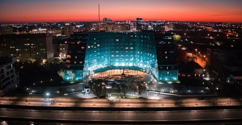 Property building, Night, City view
