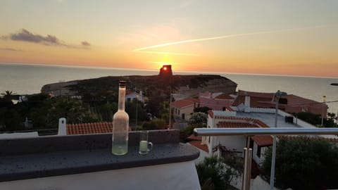 Natural landscape, Balcony/Terrace, Sea view, Sunset
