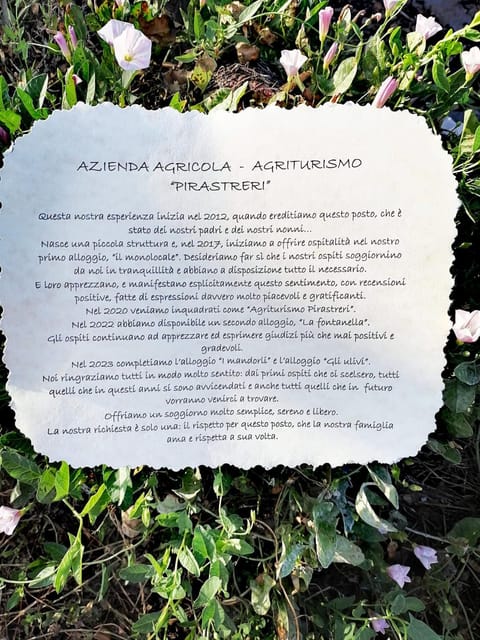 Agriturismo "PIRASTRERI" Apartment in Siniscola