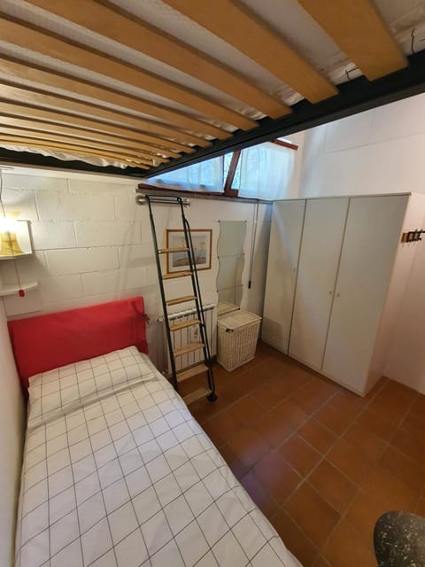 Bed, Photo of the whole room, Bedroom, bunk bed, wardrobe