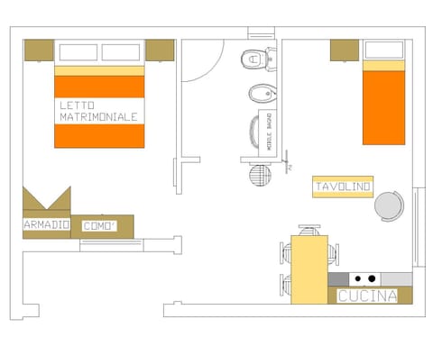 Bedroom, Facility for disabled guests