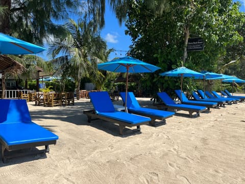 Day, Beach, sunbed