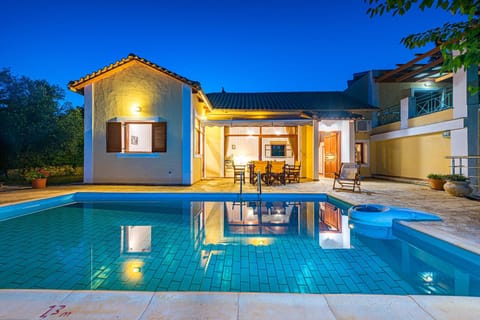 Property building, Swimming pool, Swimming pool, Sunset
