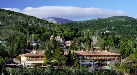 Natural landscape, Bird's eye view, Mountain view