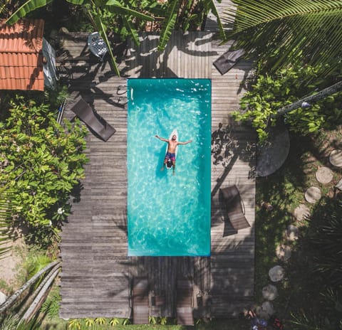 Day, People, Bird's eye view, Garden, Garden view, Swimming pool, sunbed