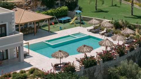 Patio, Day, Pool view, Swimming pool