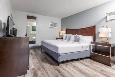 Bed, TV and multimedia, Photo of the whole room, Bedroom, hair dresser, air conditioner