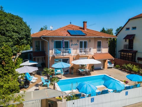 Property building, Pool view