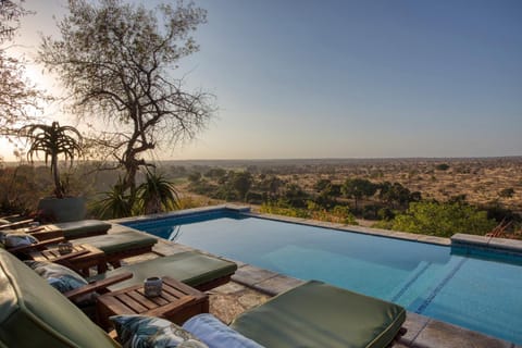 Pool view, Swimming pool, Sunrise