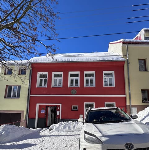 Property building, Day, Winter, Parking