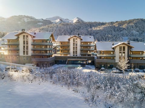 Property building, Day, Natural landscape, Winter, Mountain view