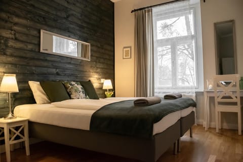 Shower, Bed, Bathroom, Bedroom, Landmark view, towels, wardrobe, air conditioner