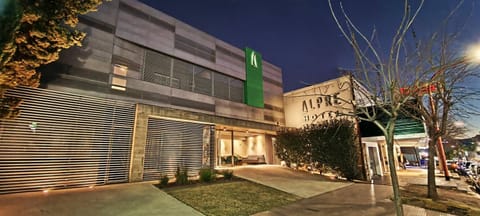 Property building, Night, Street view