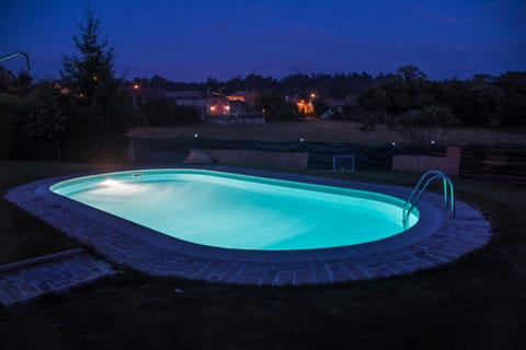 Night, Natural landscape, Pool view, Swimming pool