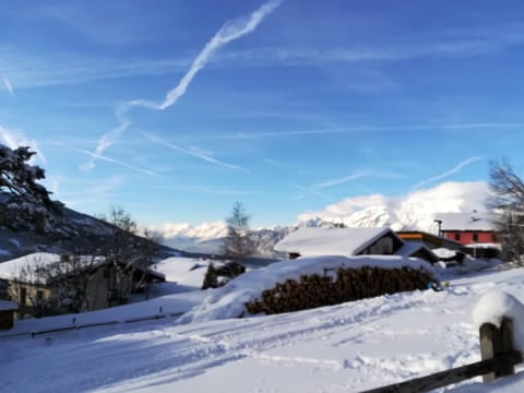 Natural landscape, Winter, Mountain view