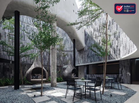 Property building, Garden