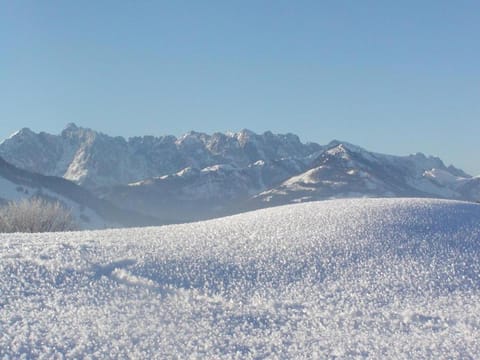 Natural landscape, Winter, Mountain view
