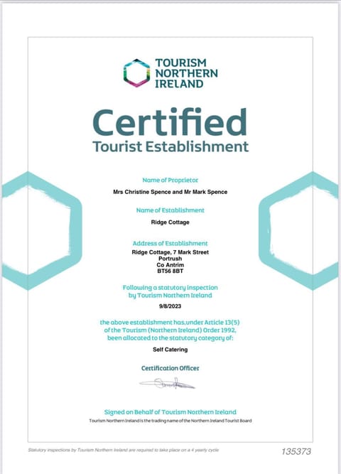 Ridge Cottage Portrush House in Portrush